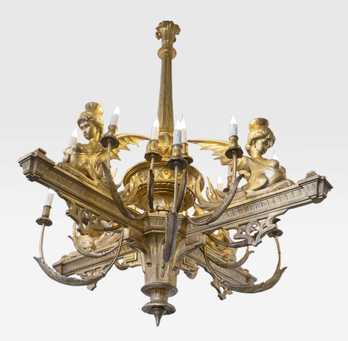Important Neoclassical Period Palace Chandelier