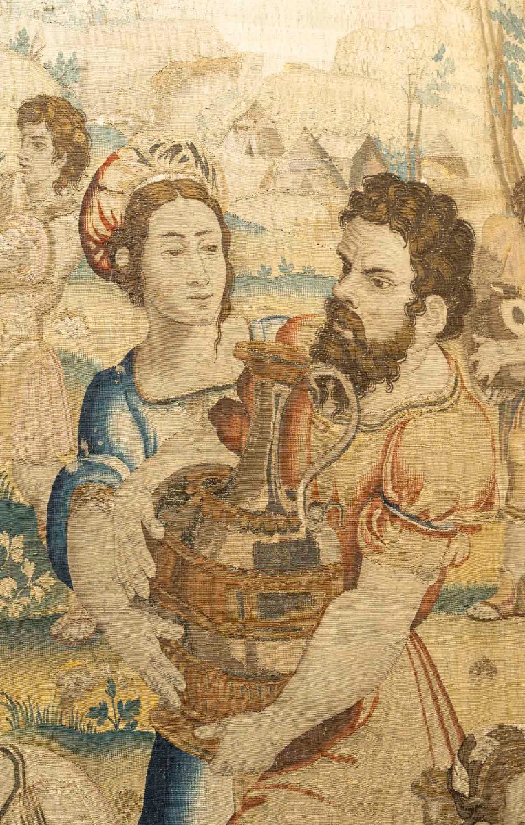 Tapisserie de Bruxelles d’époque 16ème.-photo-2