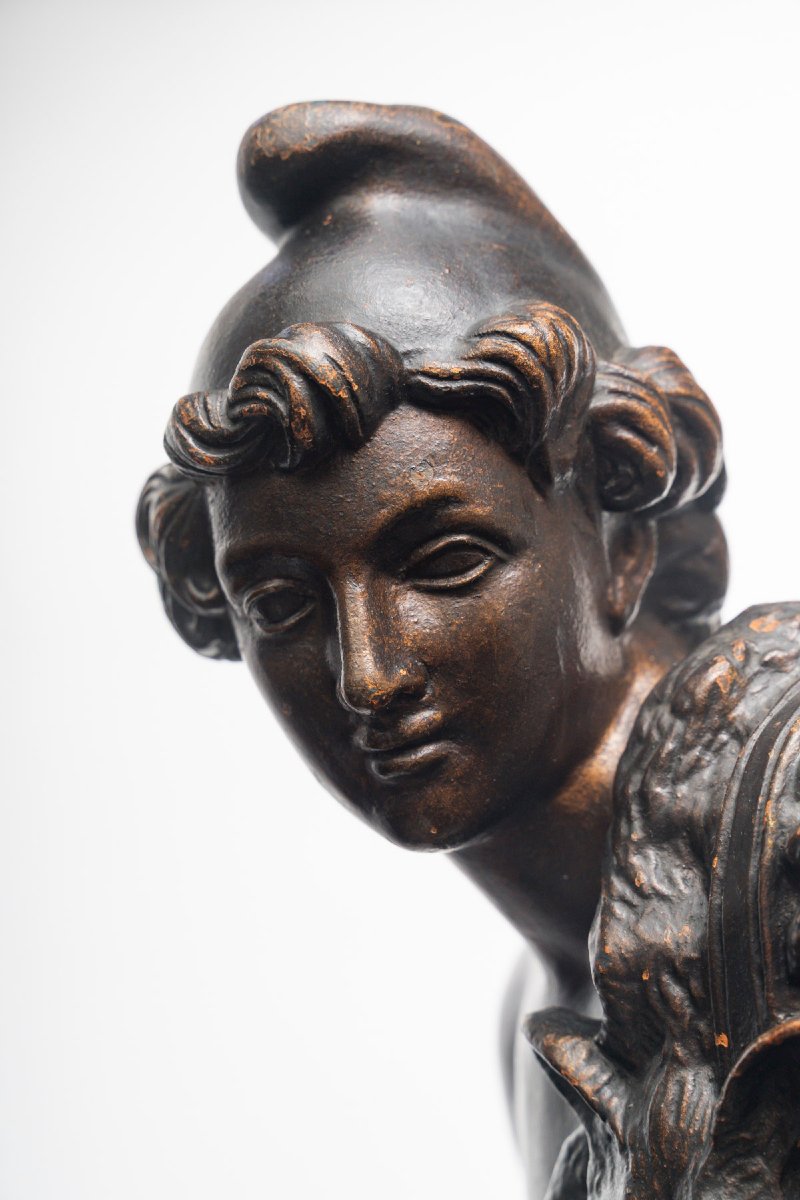 Sculpture en fonte de fer de la fonderie de « J-J Ducel »-photo-1