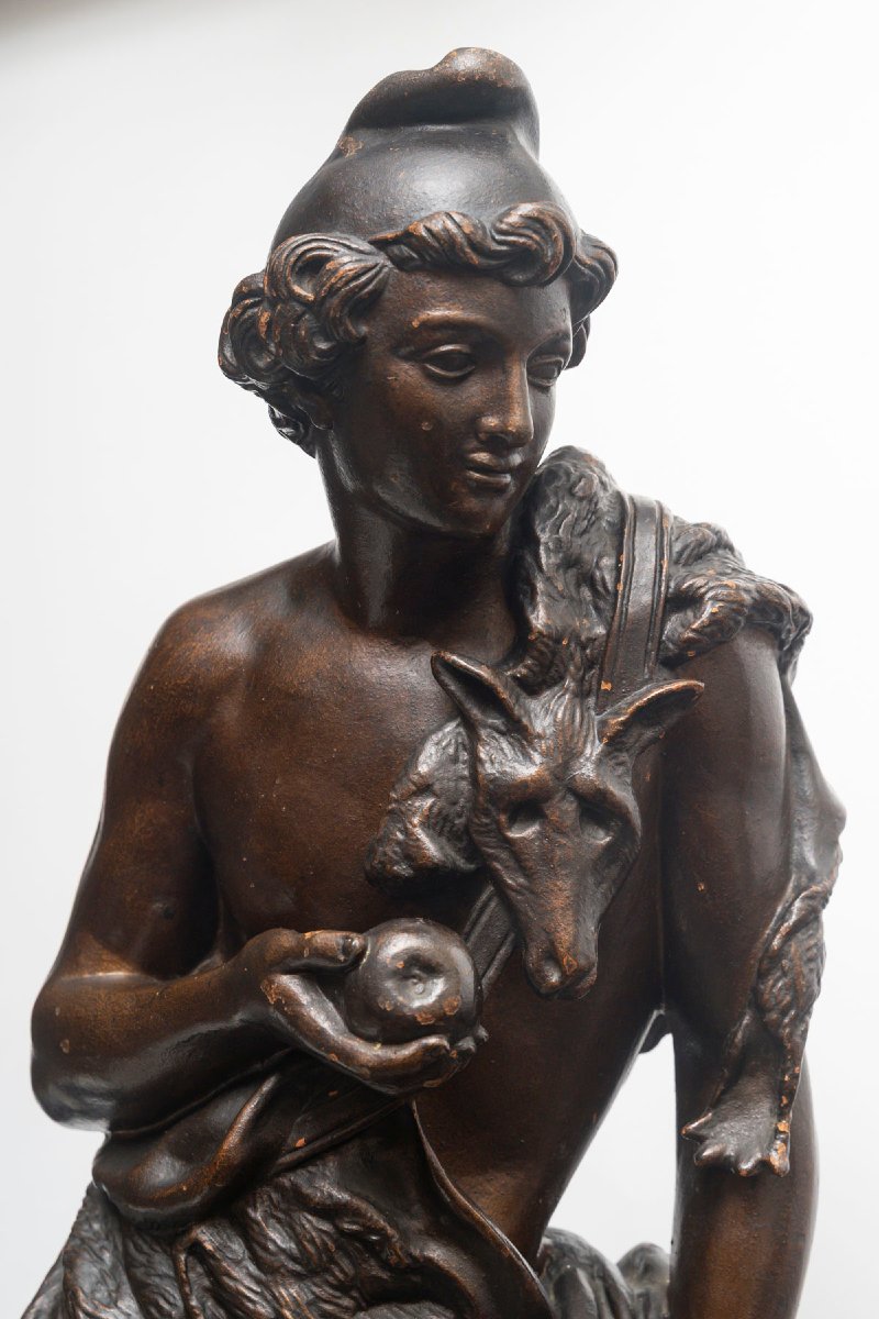 Sculpture en fonte de fer de la fonderie de « J-J Ducel »-photo-5