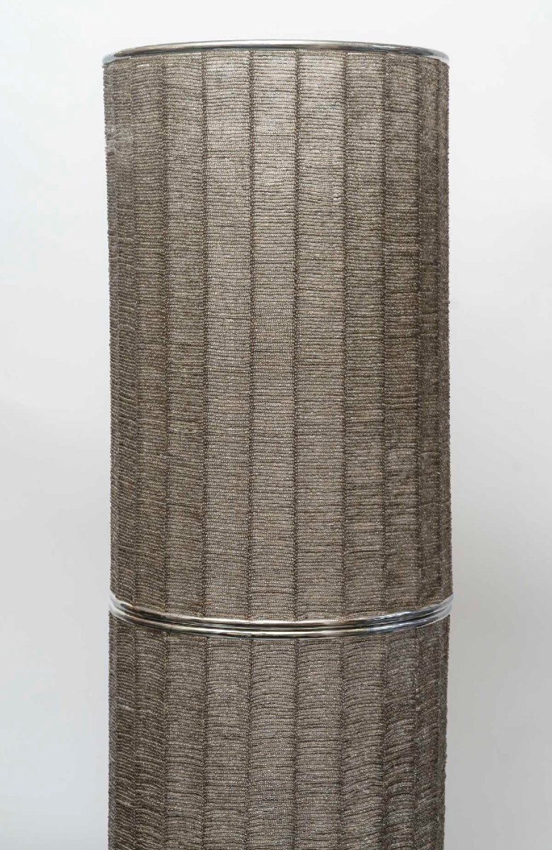 Tripod Tubular Floor Lamp – Handcrafted, 1970s-photo-5
