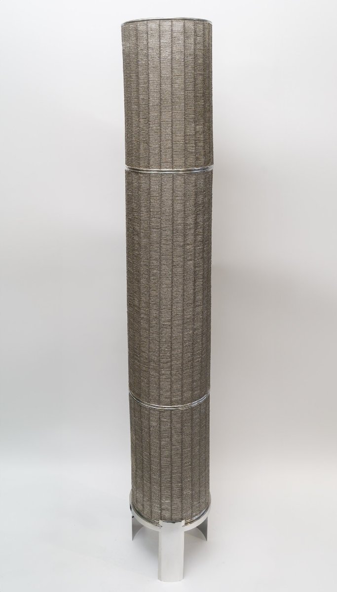 Tripod Tubular Floor Lamp – Handcrafted, 1970s-photo-6