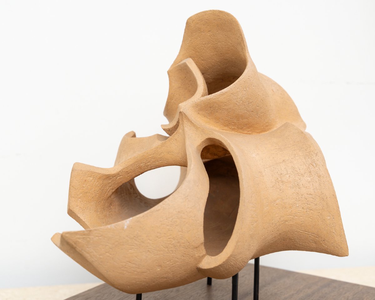 Sculpture Abstraite en Bois- Bernard Grassias -photo-5