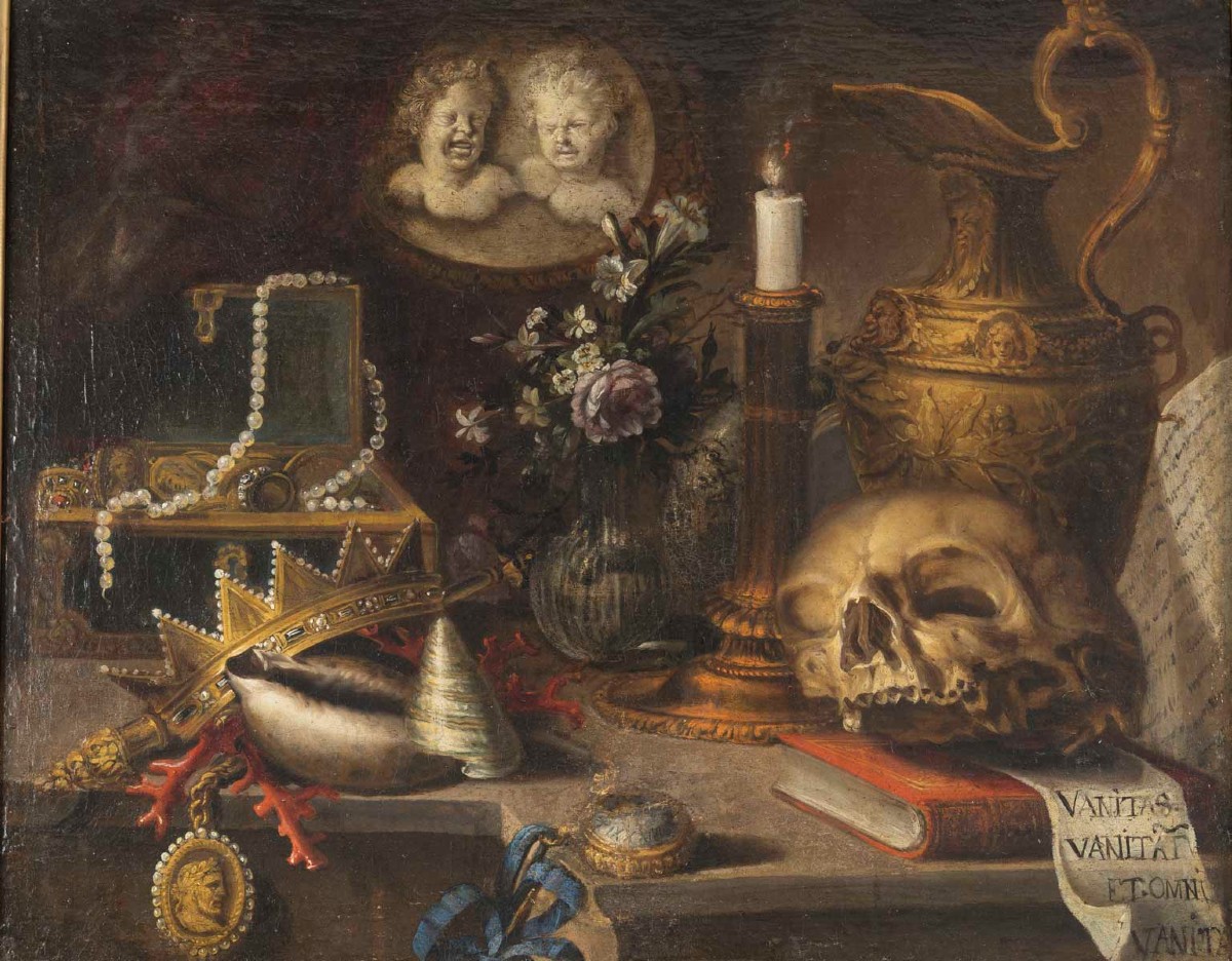 Simon Renard De Saint-andré (1614-1677 ) Vanity With Precious Objects Oil On Canvas 17th Century-photo-2