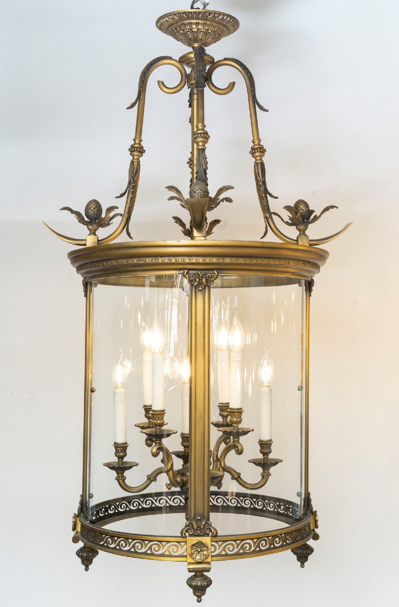 Large Louis XVI Style Lantern-photo-2