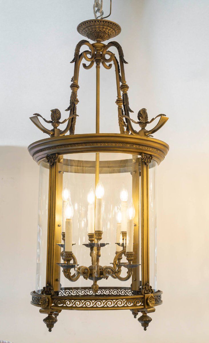 Large Louis XVI Style Lantern-photo-3