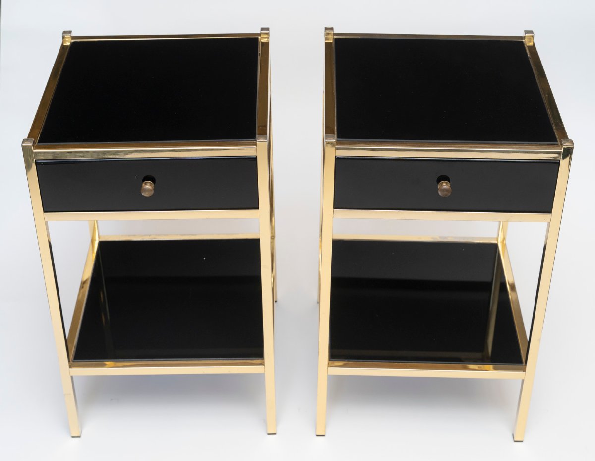 Pair Of Bedside Tables Or Sofa Ends-photo-4