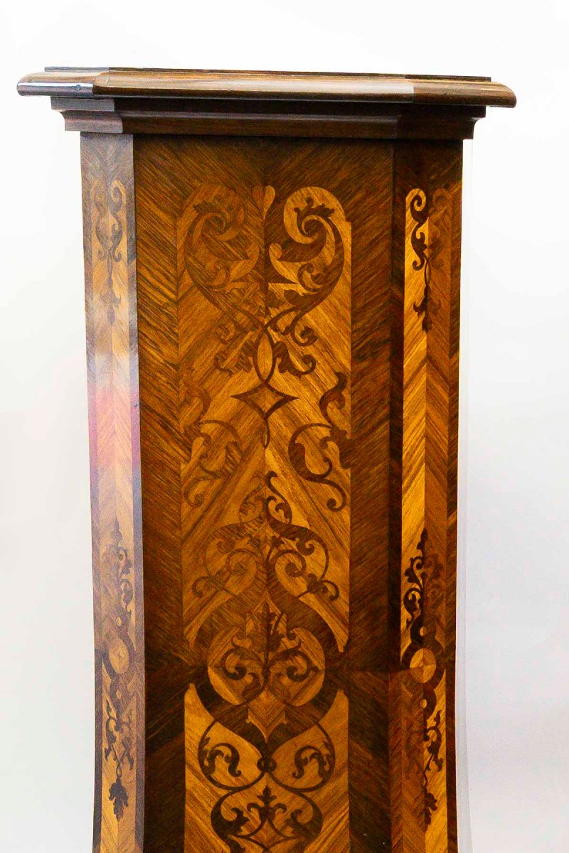 Pair Of Napoleon III Period Wooden Columns-photo-1