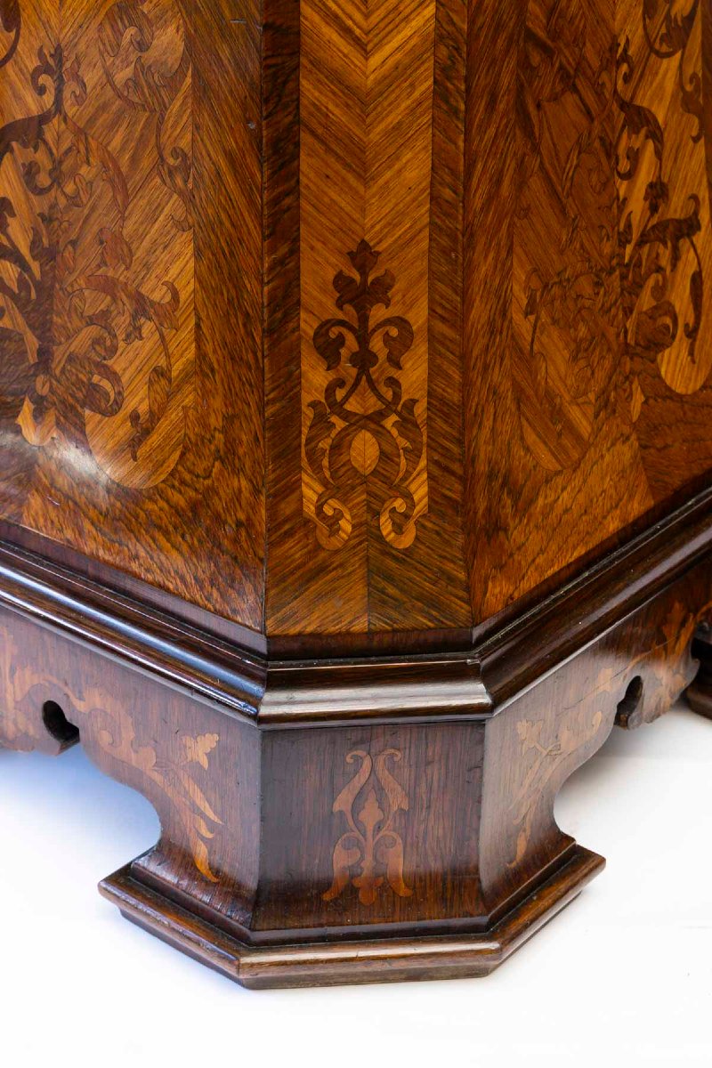 Pair Of Napoleon III Period Wooden Columns-photo-4