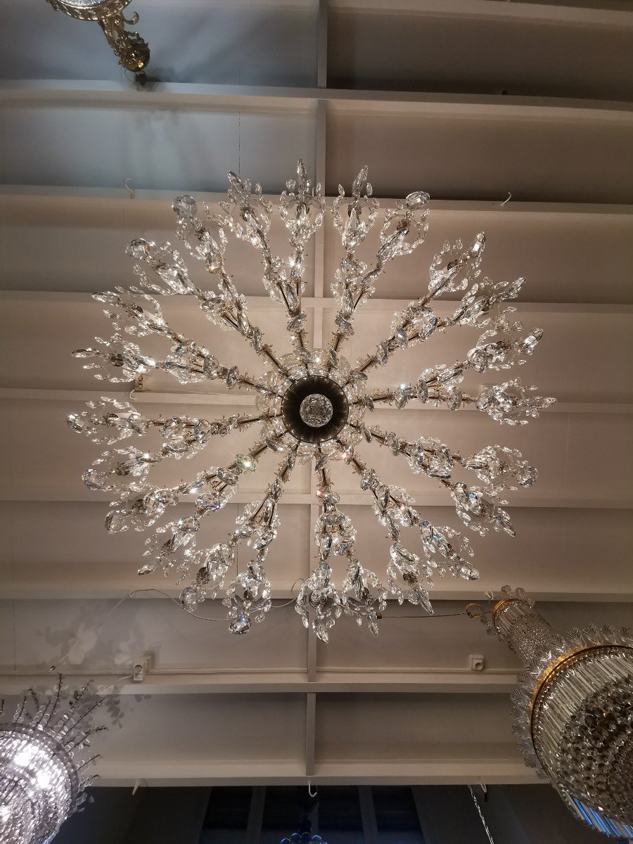 Grand Lustre De Bohème à 36 Points Lumineux.-photo-1