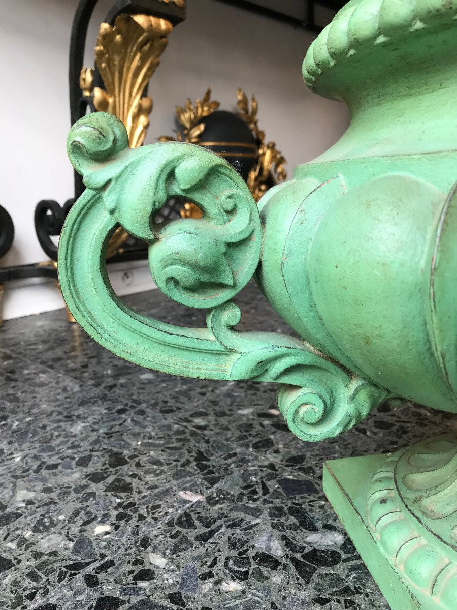 Paire De Vasque En Fonte, Fin XIXème-photo-4