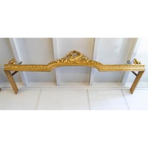 Pair Of Valances In Golden Wood