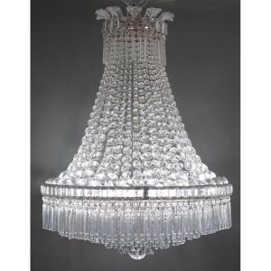 Hot Air Balloon Chandelier With Crystal Tassels