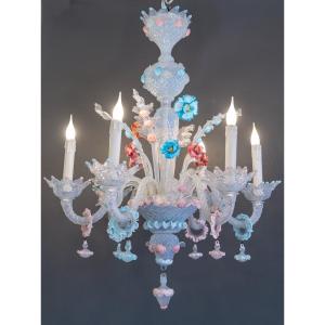 Murano Chandelier From The Mid-20th Century