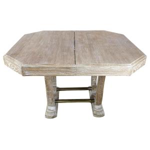Limed Art Deco Table