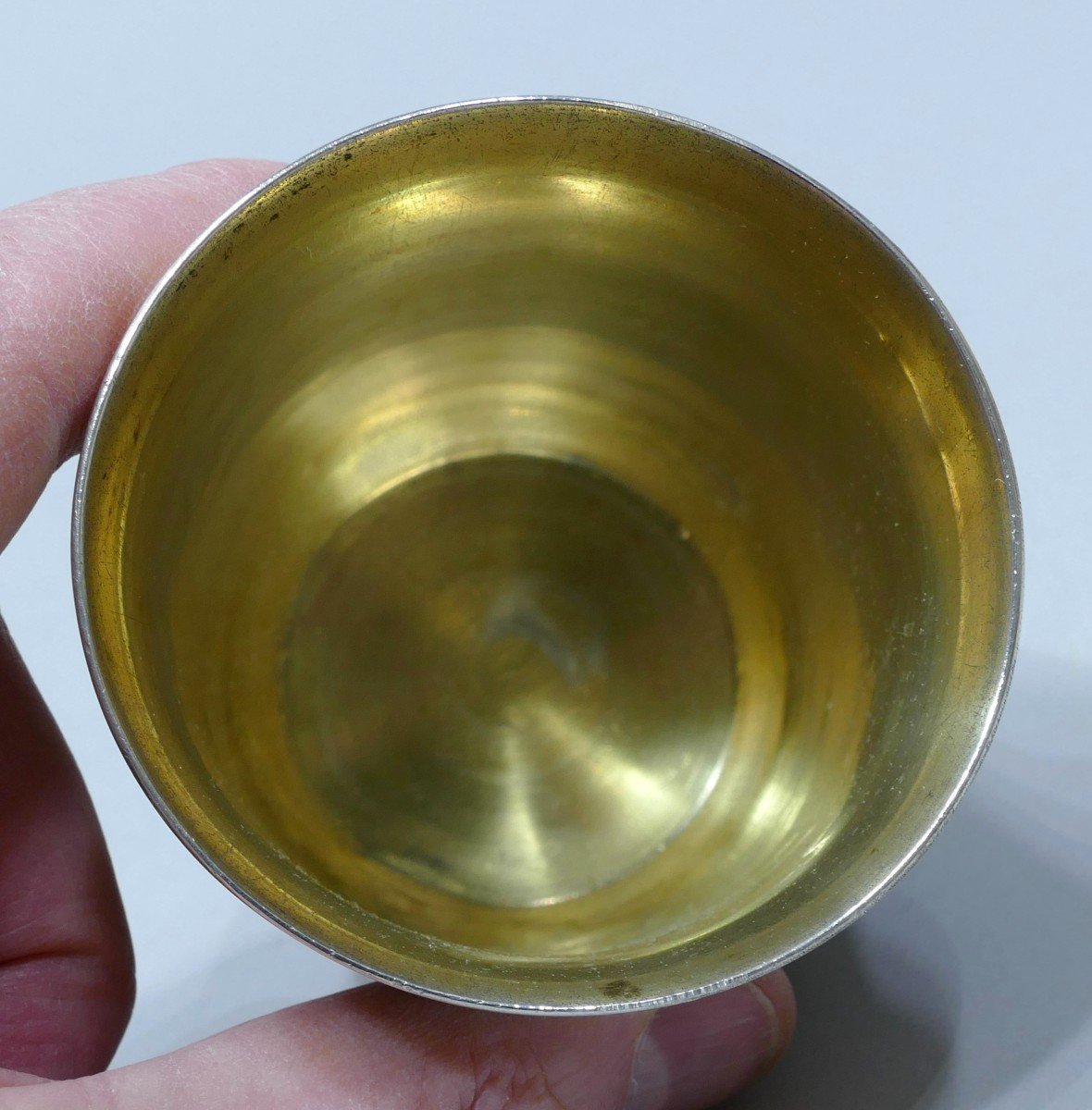 Timbale En Argent Doré Et Niellé Russe, Moscou 1867.-photo-3