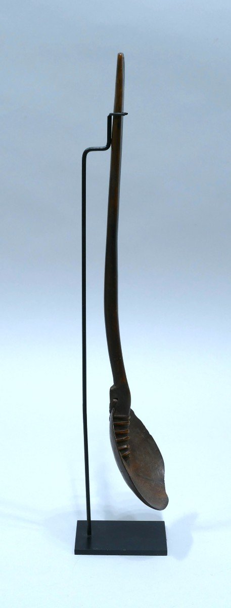 Ethnographic Spoon Made At The 19th Century -photo-3