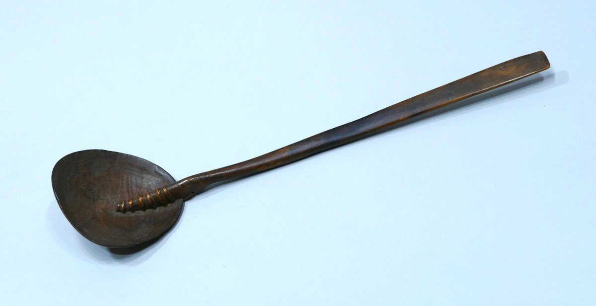 Ethnographic Spoon Made At The 19th Century -photo-4