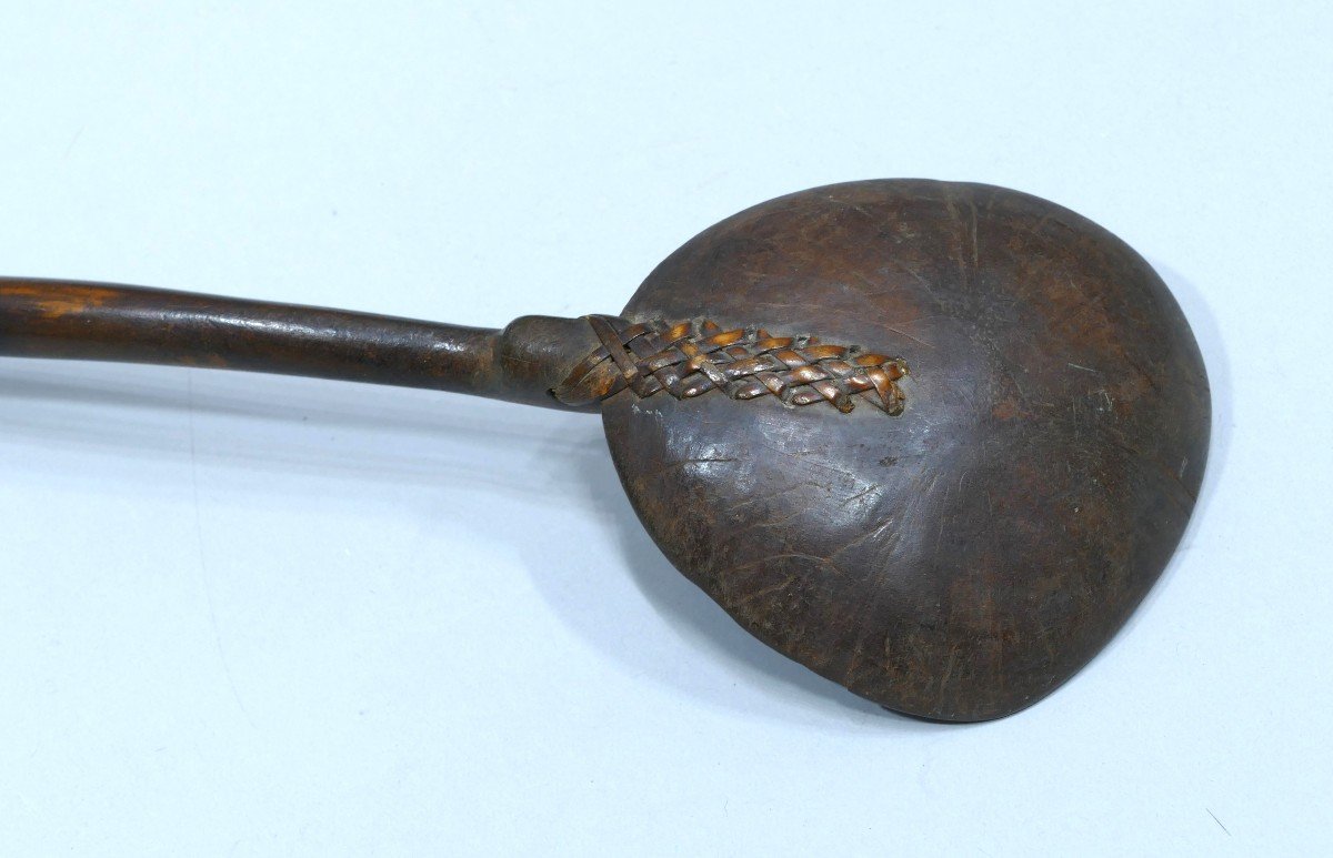 Ethnographic Spoon Made At The 19th Century -photo-3