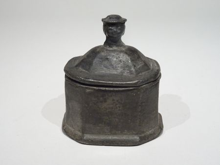 Smoking Tobacco Jar In Lead Datable 1700