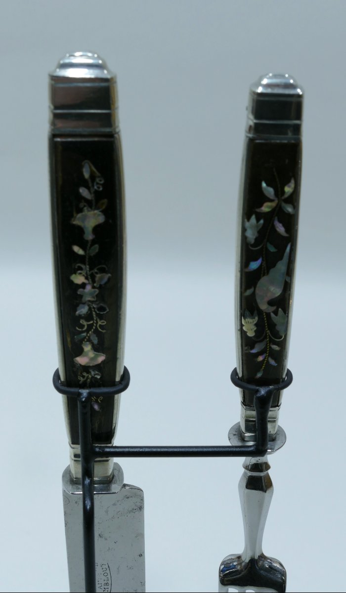 Couverts De Table Fabriqués En Belgique Entre 1865 Et 1870.-photo-2
