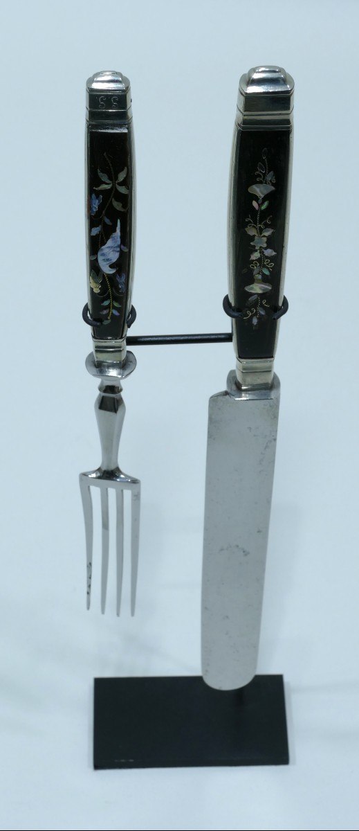 Couverts De Table Fabriqués En Belgique Entre 1865 Et 1870.