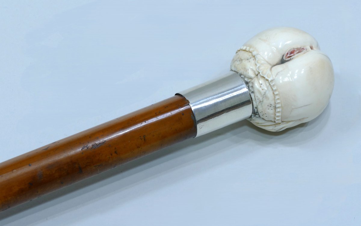 Erotic Cane With Handle Representing The Female Sex-photo-1