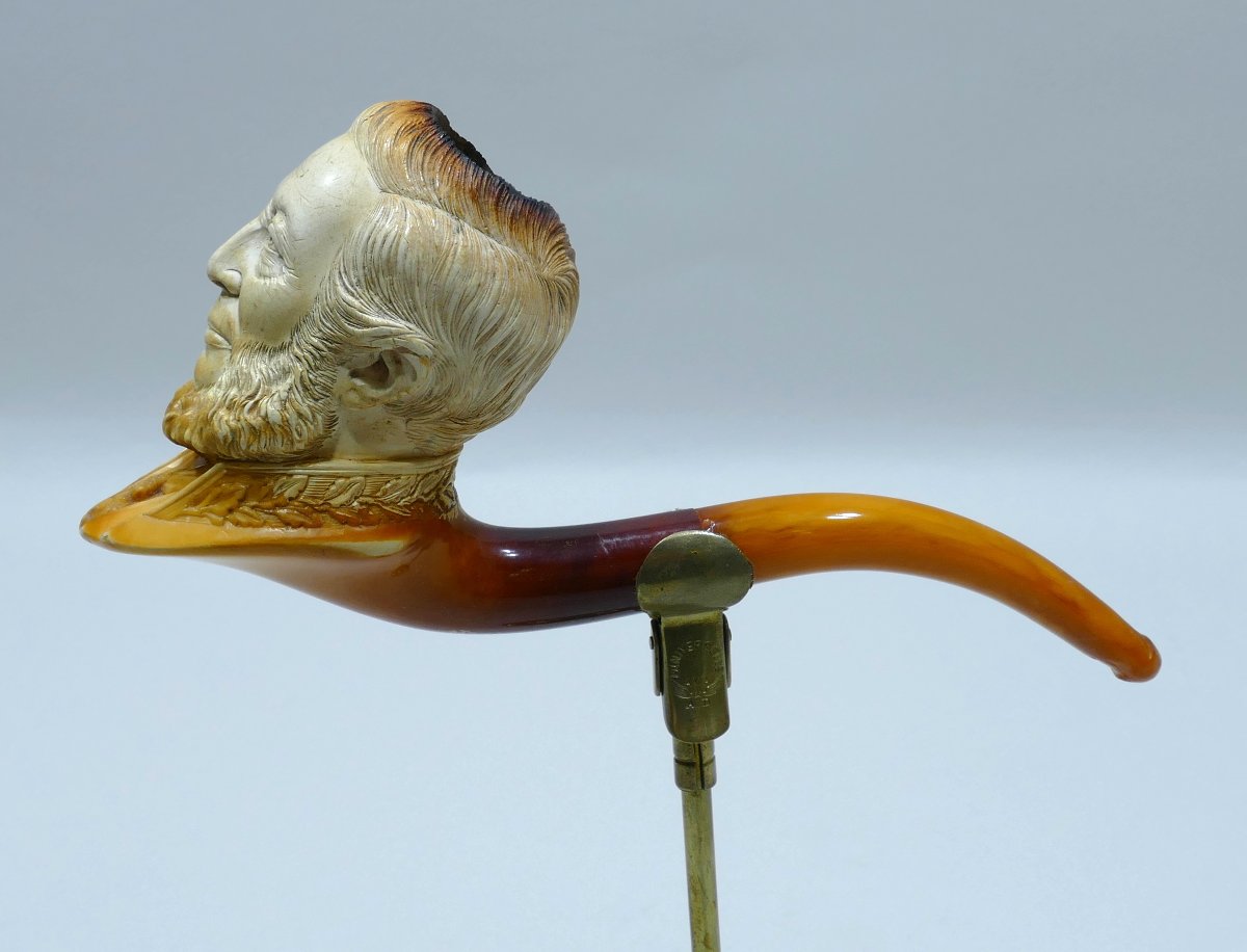 Meerschaum Pipe Representing U.s. President Grant-photo-1