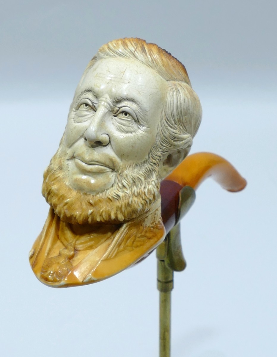 Meerschaum Pipe Representing U.s. President Grant