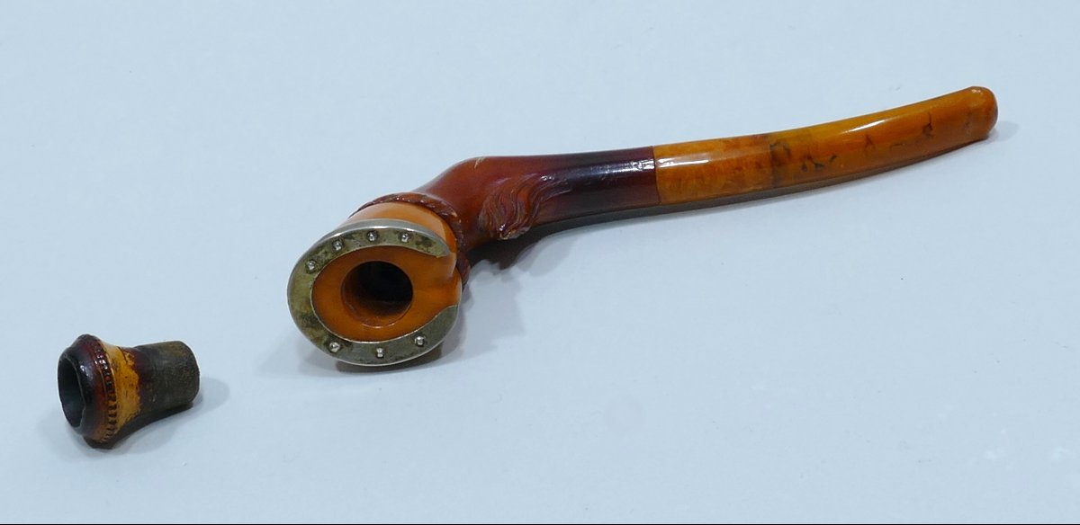 19th Century Cigarette Holder Representing A Horse's Leg-photo-1
