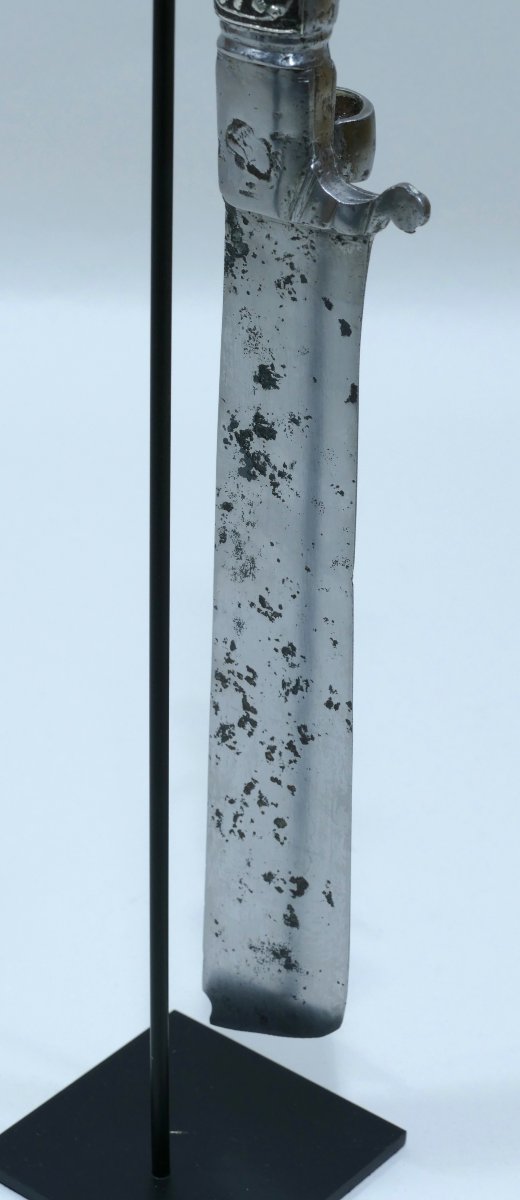 Steel Hunting Knife/trenching Knife Dating From The First Half Of The 17th Century-photo-6
