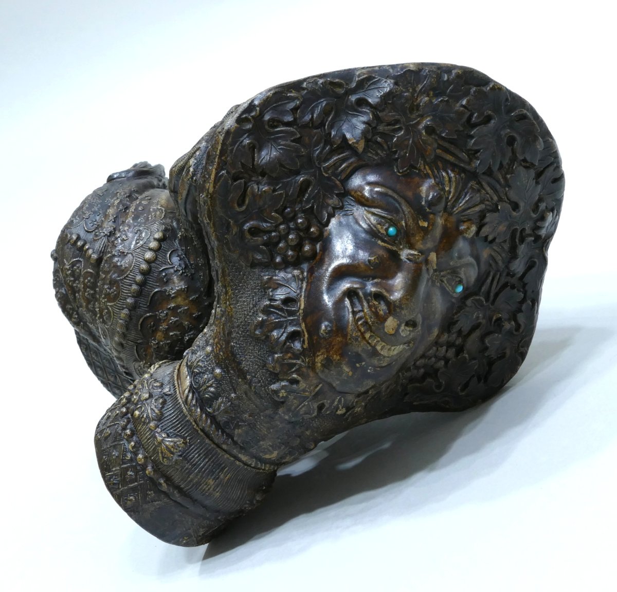 Clay Pipe D"étalage Representing A Pasha With His Turban. -photo-1