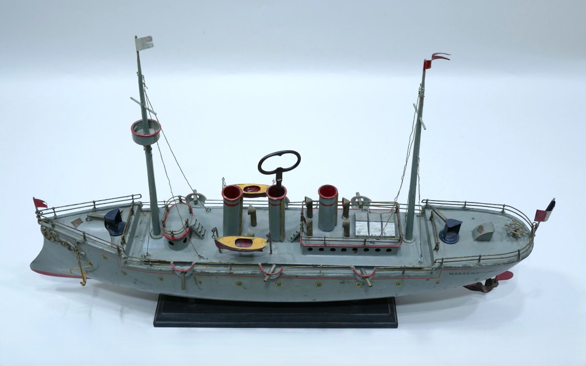 French Mechanical Cuirassier Bing Representing Masséna Datable Around 1895/1900-photo-2