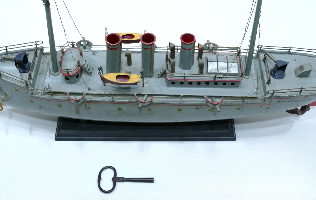 French Mechanical Cuirassier Bing Representing Masséna Datable Around 1895/1900-photo-3