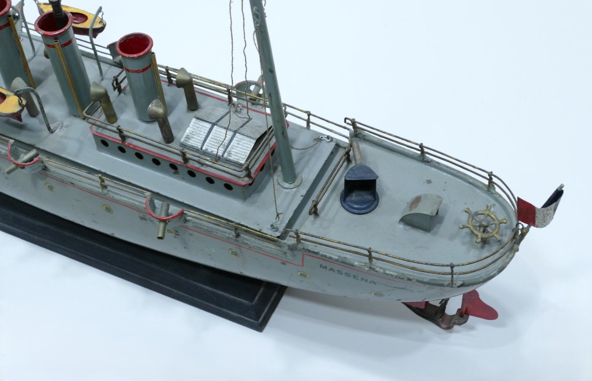 French Mechanical Cuirassier Bing Representing Masséna Datable Around 1895/1900-photo-4