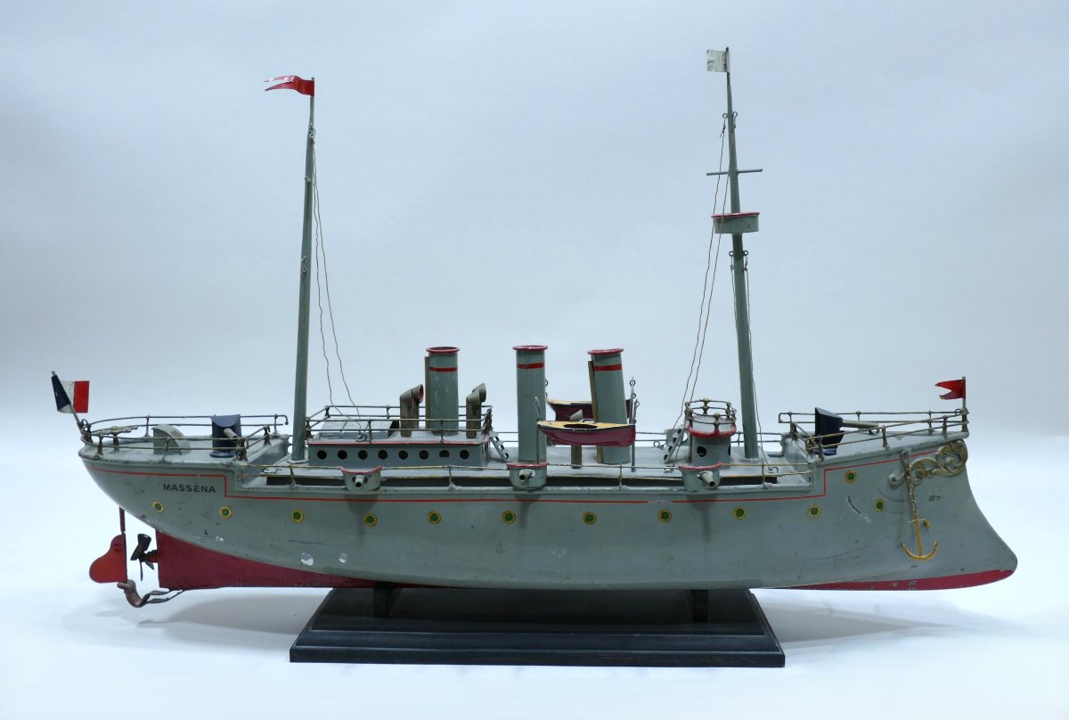 French Mechanical Cuirassier Bing Representing Masséna Datable Around 1895/1900-photo-2