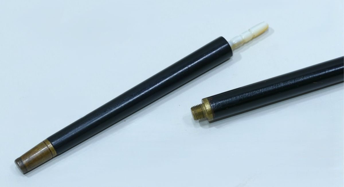 Canne à système dite amusante datable de la fin du 19ème siècle-photo-3