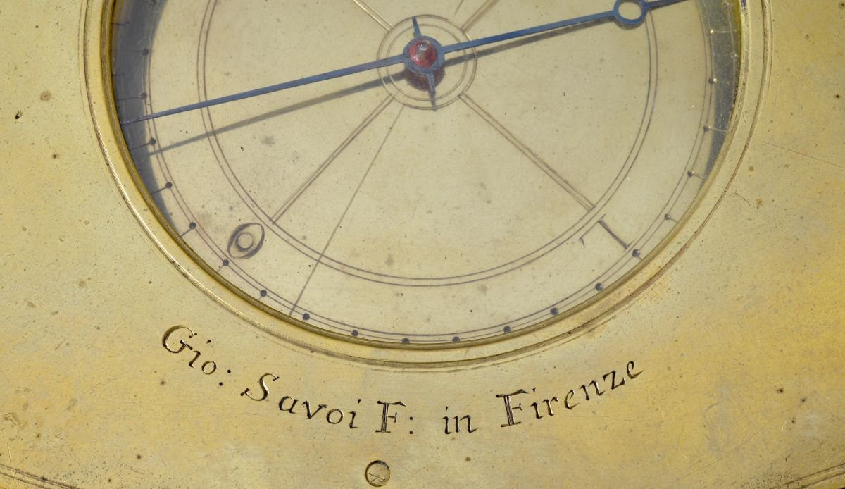 Large Sundial Signed Giovanni Savoi In Florence, Dated Circa 1765-photo-3
