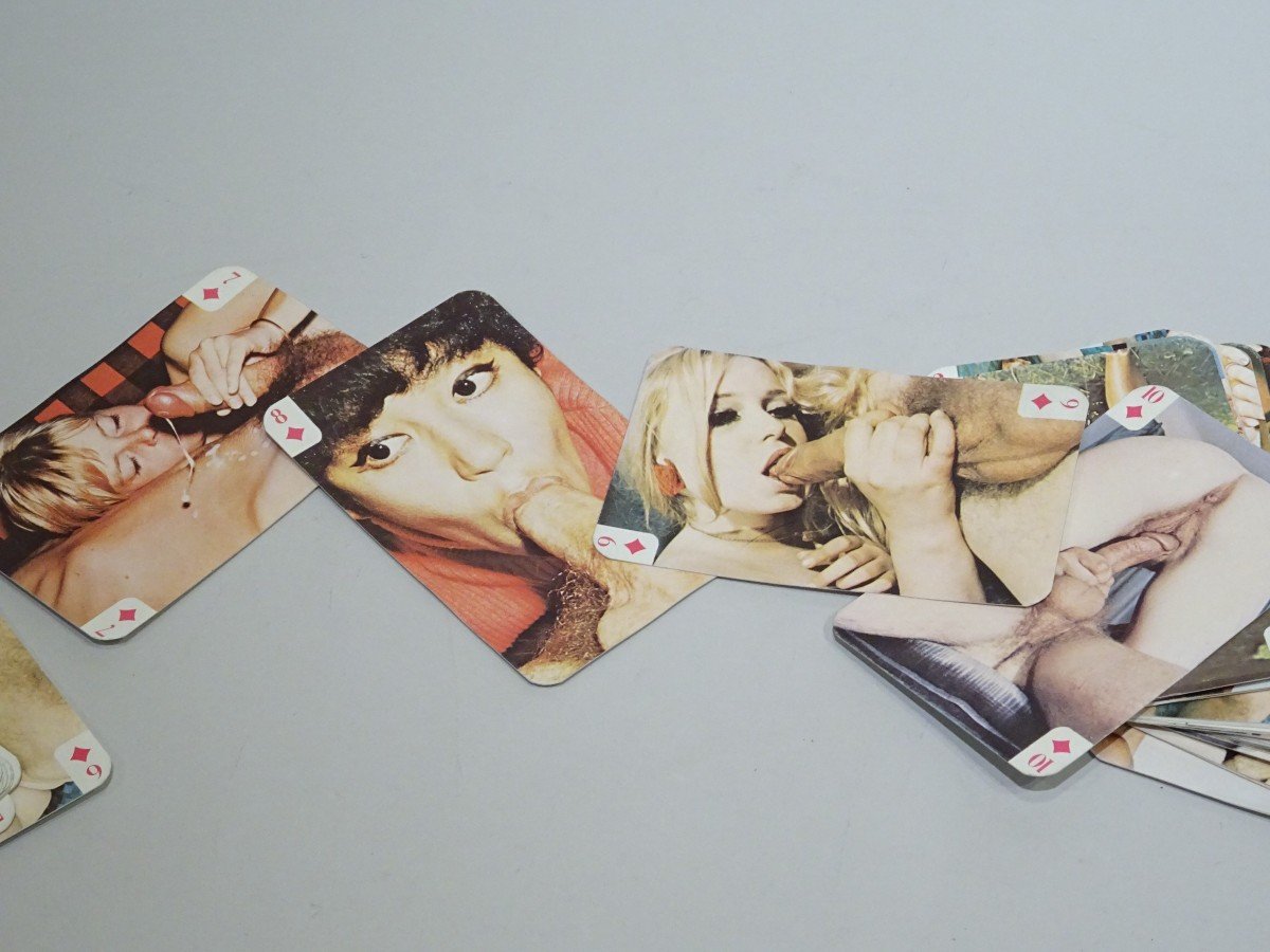 Jeux De Cartes Pornographique Datable Des Années 1960-photo-4
