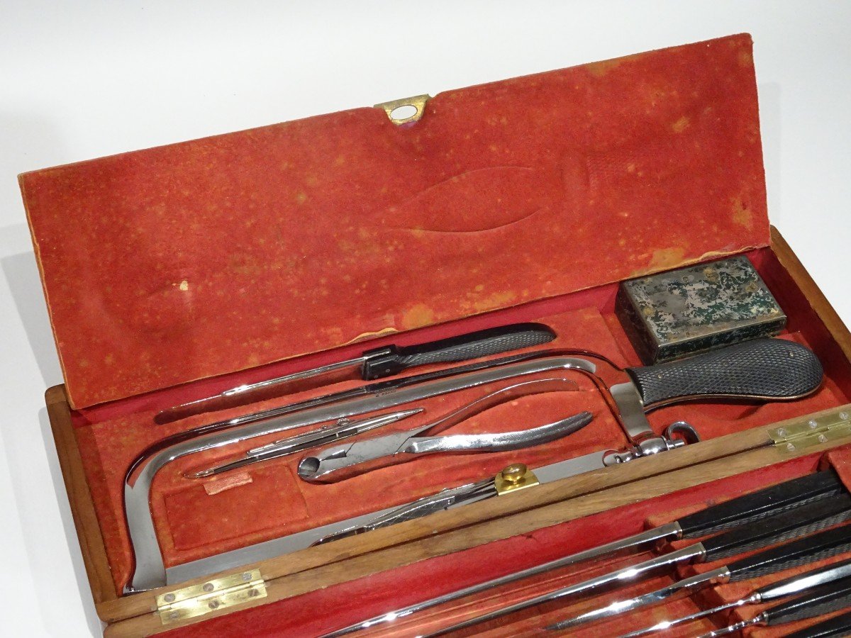 Surgeon's Box Signed Charrière In Paris Datable Around 1840-photo-2