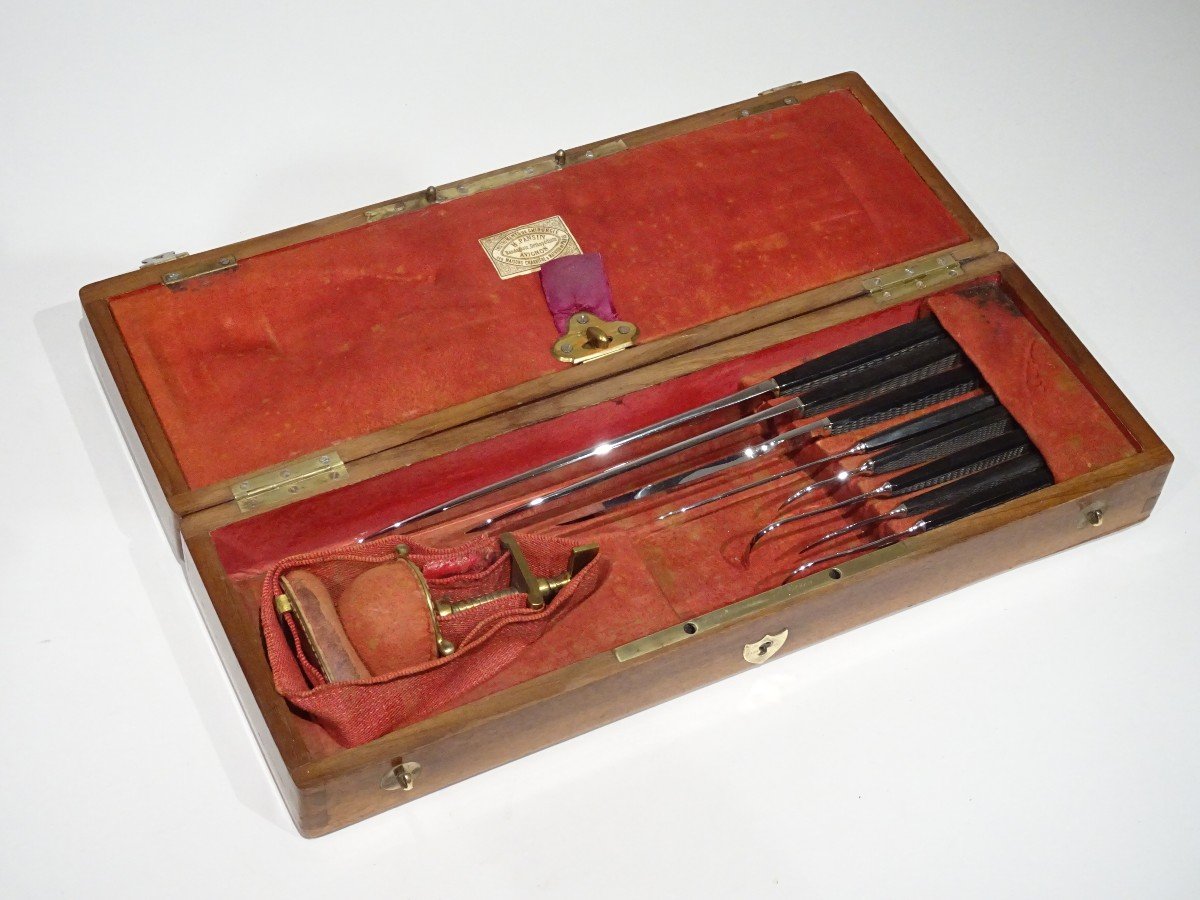 Surgeon's Box Signed Charrière In Paris Datable Around 1840-photo-3
