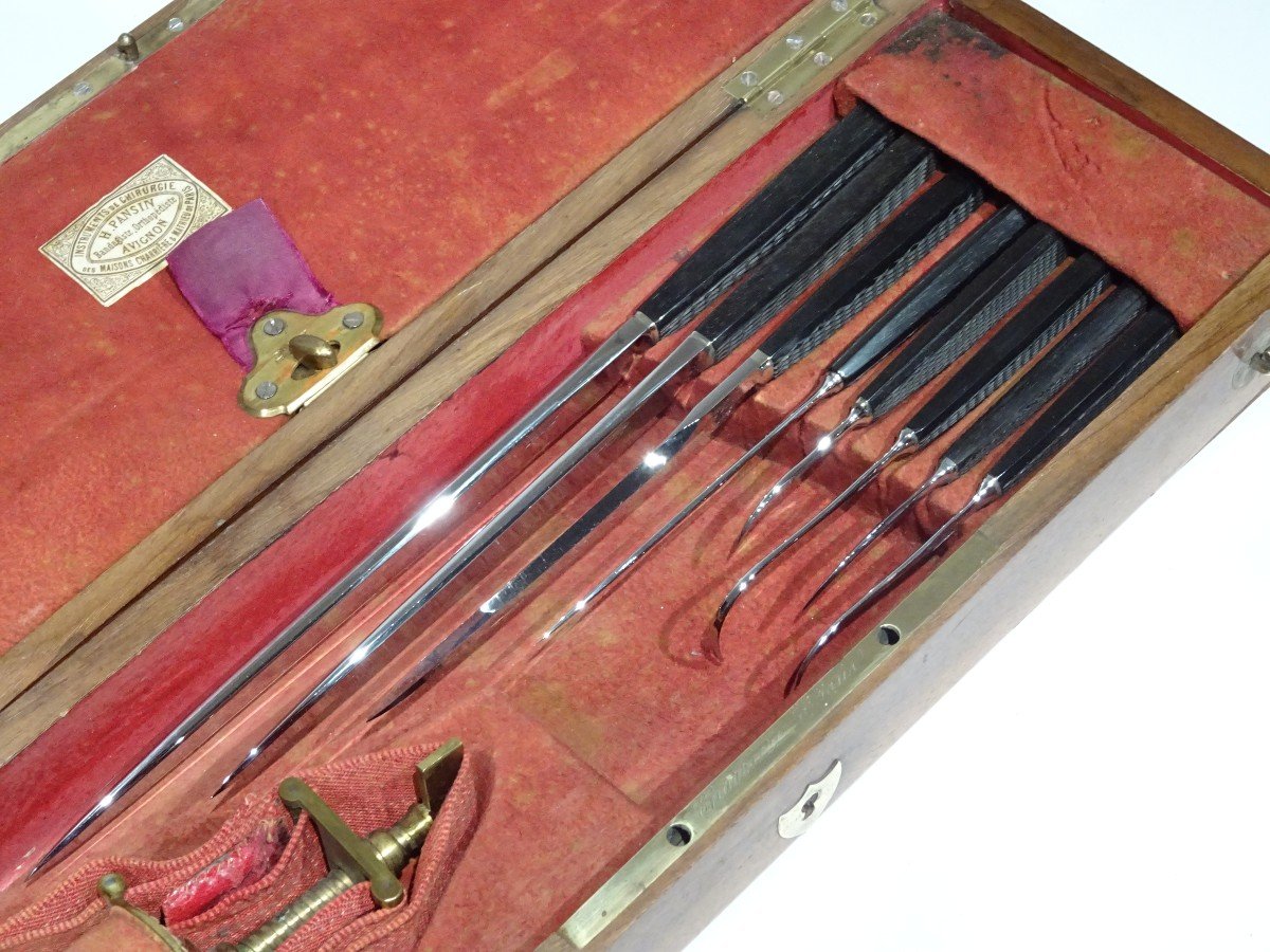 Surgeon's Box Signed Charrière In Paris Datable Around 1840-photo-4
