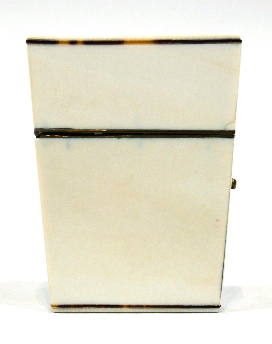 Set For Three Knives In Gold, Tortoiseshell And Ivory Dating From The 18th Century-photo-3