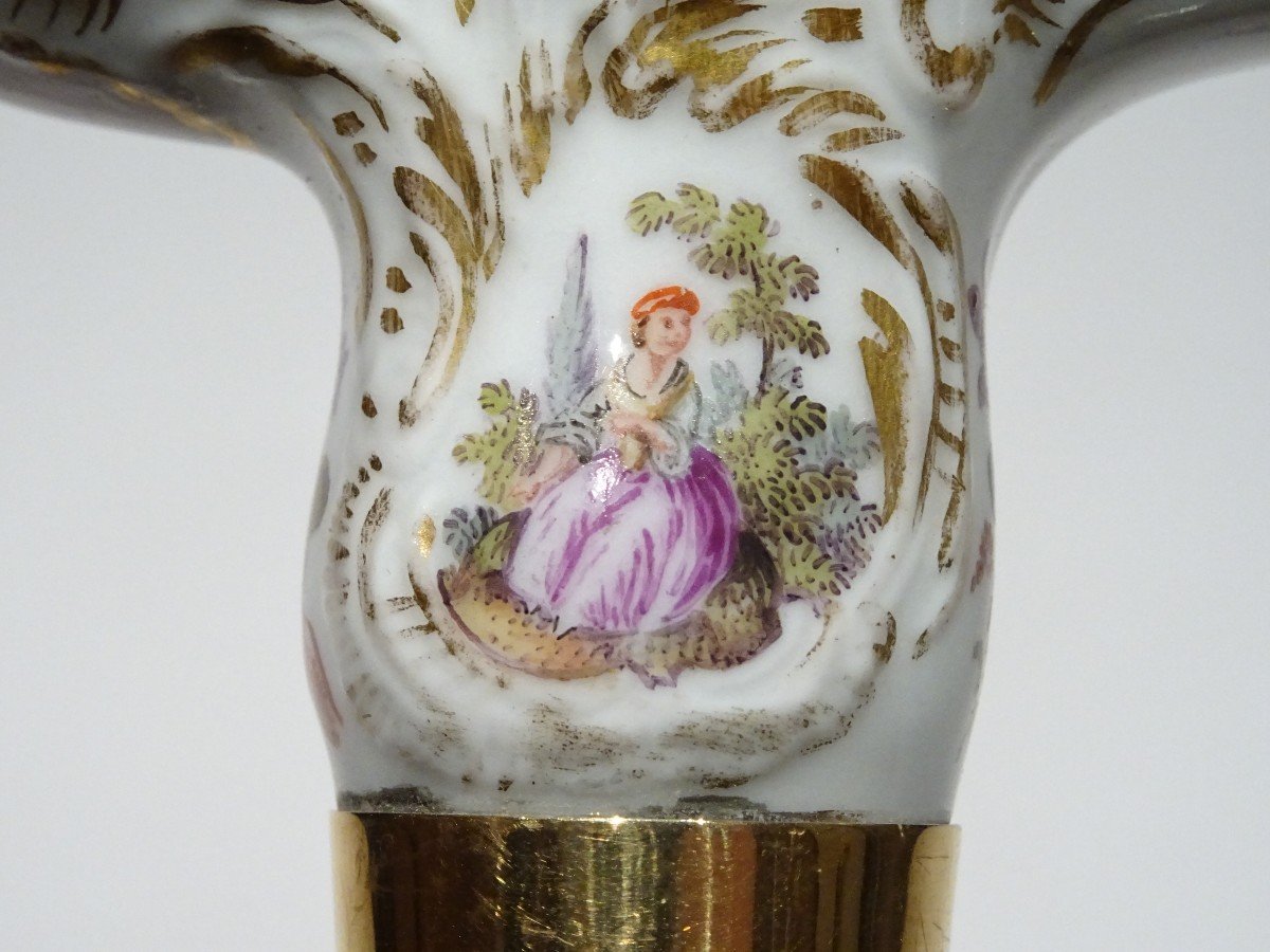 Collection Cane With Porcelain Handle Representing A Beautiful Lady-photo-4