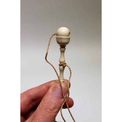 Small Bilboquet In Ivory With Double Use Datable From The 19th Century