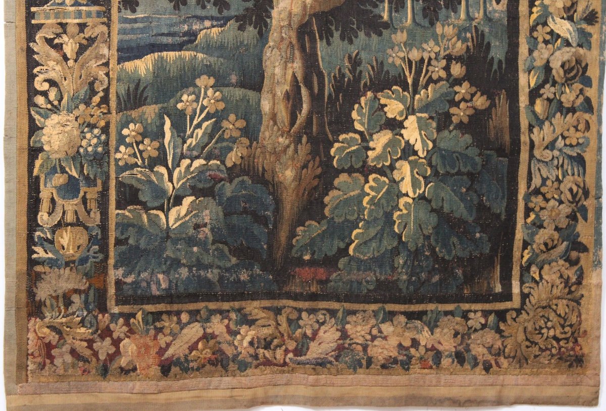 Verdure Aubusson Tapestry Door, Early 18th Century-photo-3
