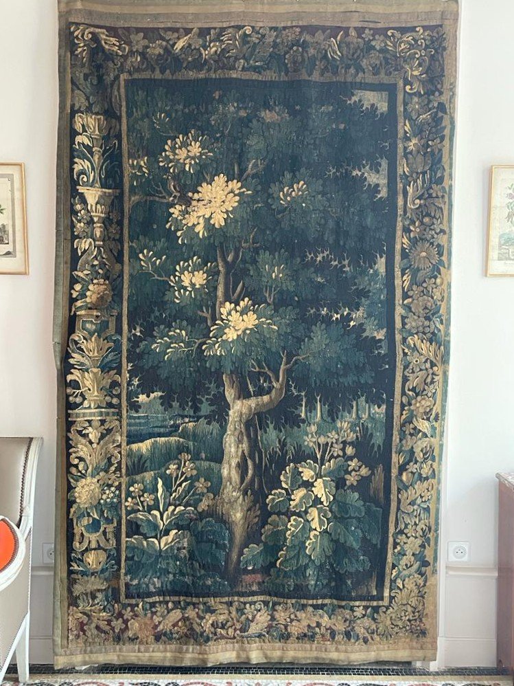 Verdure Aubusson Tapestry Door, Early 18th Century