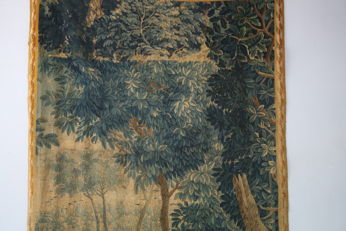 Tapisserie fine dans le goût de Teniers - Audenarde, début du XVIIIème siècle-photo-5