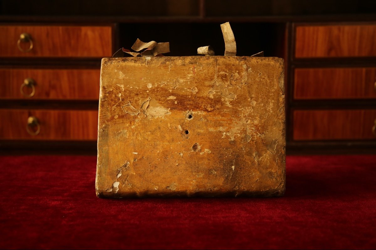  Vanité au livre, memento mori, bois sculpté,  XVIIes -photo-4