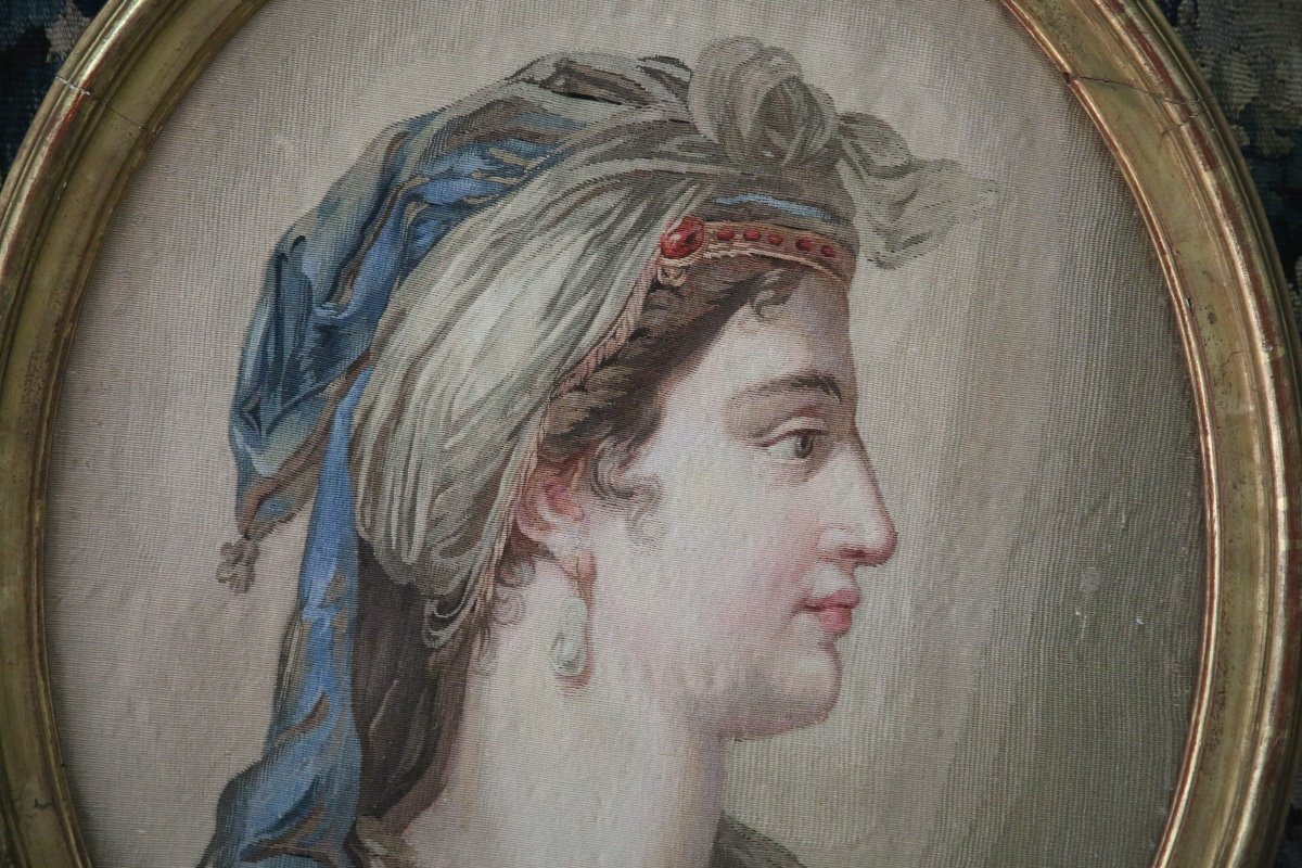 Portrait Tissée d'Une Femme "à La Turque"-photo-4